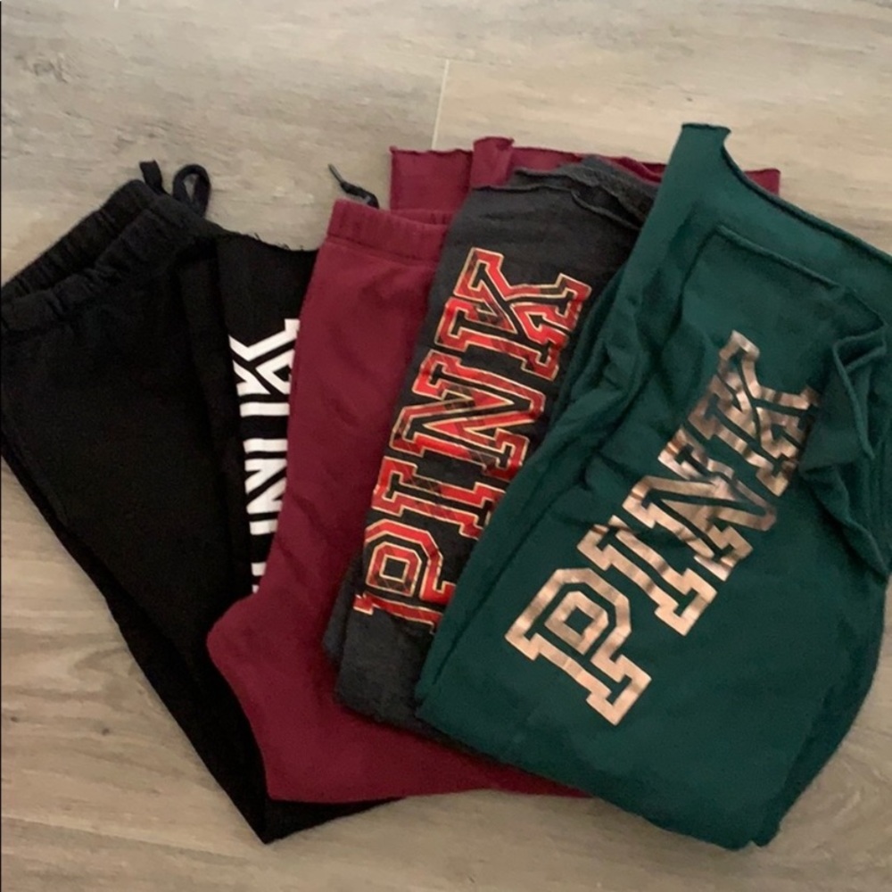 4 PINK boyfriend sweats